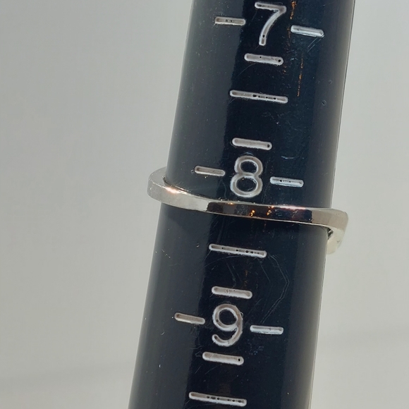 2 For $30 Sale Fashion Jewelry Ring Size 8.25 Crystal Pink Gemstone Silver - Picture 8 of 8